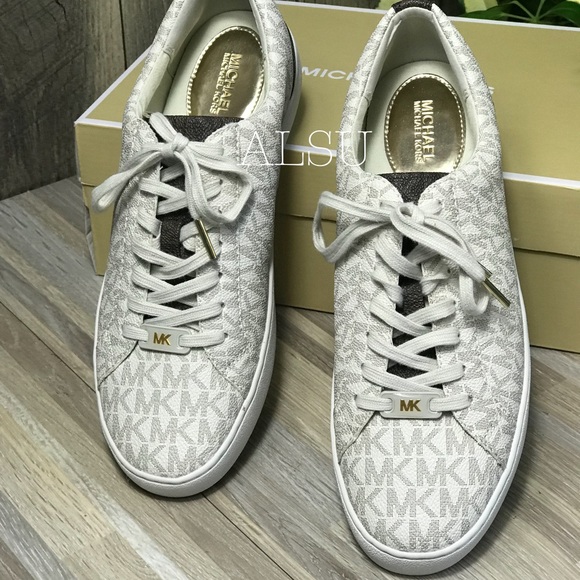 Michael Kors Catelyn Lace Up MK Signature Vanilla - Picture 5 of 8